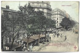 TOUT PARIS - Bd Ornano, Le Marché Rue Joseph Dijon - Arrondissement: 18