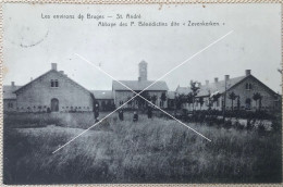 ST-ANDRIES-BIJ-BRUGGE St-ANDRÉ BRUGGE Abbaye Des P Bénédictins Dite Zevenkerken CP PK Postée En 1908 - Brugge