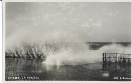 - 3561 - OSTENDE  La Tempete  ( Photo Carte ) - Oostende