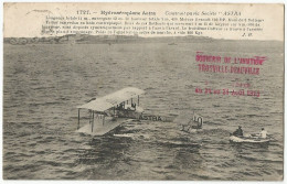 France Carte Postale Aviation Meeting D'hydroaéroplane Trouville - Deauville 1913 - Eerste Vluchten
