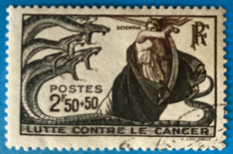 France 1941 : Lutte Contre Le Cancer N°496 Oblitéré - Oblitérés