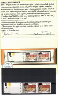 Italia / Repubblica 2006 Coppia Varietà Cristoforo Colombo ** MNH Certificata - Plaatfouten En Curiosa