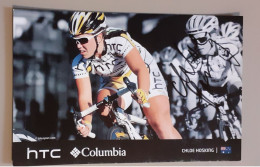 Autographe Chloé Hosking Htc Columbia Grand Format - Ciclismo