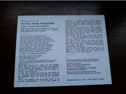 Helena Walleghem ° Klerken 1903 + Knokke 1984 X Jules Hillewaere - Obituary Notices