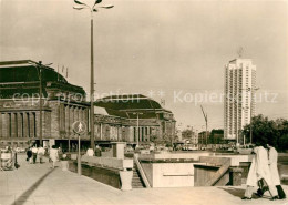 73290707 Leipzig Hauptbahnhof Mit Wohnhochhaus Wintergartenstrasse Leipzig - Leipzig