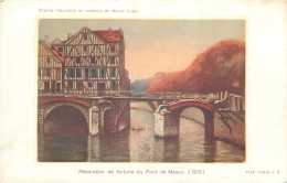 77 Seine Et Marne  Réparation De Fortune Du Pont De Meaux       N° 12 \MN6023 - Meaux