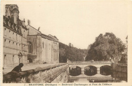 24 Dordogne   Brantome  Boulevard Charlemagne Et Pont De L'abbaye     N° 16 \MN6025 - Brantome