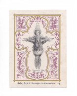 Nativitas Christi, Nativité, Enfant Jésus, Noël, éd. C. & N. Benziger N° 71 - Images Religieuses