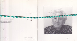 Emma Vyvey-Haeck, Zwevezele 1896, Kortemark 1997. Honderdjarige. Foto - Décès