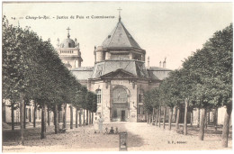 CPA DE CHOISY-LE-ROI  (VAL DE MARNE)  JUSTICE DE PAIX ET COMMISSARIAT - Choisy Le Roi