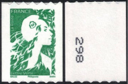 FRANCE  2023 - MARIANNE DE L'AVENIR TVP LETTRE VERTE - Adhésif - Issu De Roulette -  YT 2361 Neuf ** - Coil Stamps