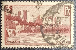 FRANCE Timbre Y&T N° 391. 3Fr AVIGNON. (USED) Bon Centrage.... - Oblitérés