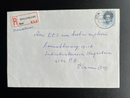 NETHERLANDS 1986 REGISTERED LETTER BOELENSLAAN TO VIANEN 10-12-1986 NEDERLAND AANGETEKEND - Cartas & Documentos