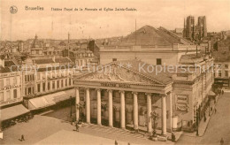 73288797 Bruxelles Bruessel Theatre Royal De La Monnale Eglise Sainte Gudule Bru - Autres & Non Classés