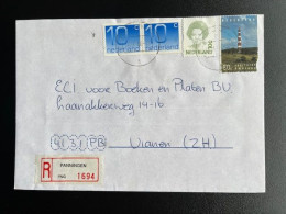 NETHERLANDS 1996 REGISTERED LETTER PANNINGEN TO VIANEN 14-06-1996 NEDERLAND AANGETEKEND - Cartas & Documentos