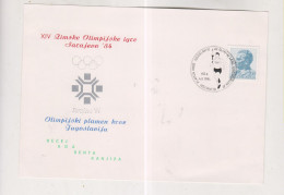 YUGOSLAVIA,1984 ADA OLYMPIC GAMES SARAJEVO Nice Postcard - Covers & Documents