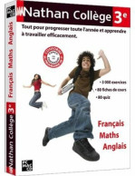 CD-ROM - Nathan Collège 3ième - Français/Maths/Anglais - PC - Otros & Sin Clasificación