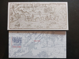 France 2024 500 Years Discovery NEW YORK 1524 Giovanni Da Verrazano Building SOUVENIR Ms1v Mnh - Ungebraucht