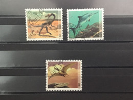 Switzerland / Zwitserland - Complete Set Prehistoric Animals 2010 - Used Stamps