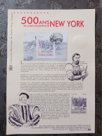 France 2024 500 Years Discovery NEW YORK 1524 Giovanni Da Verrazano Ms1v DOC PHI - Unused Stamps