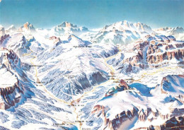 73286828 Colfosco Panoramakarte Winter Colfosco - Autres & Non Classés