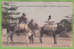 CPA SENEGAL DAKAR Bœufs Porteurs Animé - Senegal