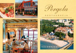 73286719 Kolobrzeg Polen Restauracja Pergola Fliegeraufnahme Kolobrzeg Polen - Polen