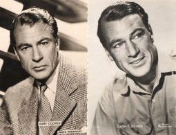 Gary Cooper 220 & 628 2x Rare Paramount Film Actor Photo Postcard S - Actors