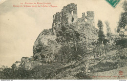 CPA Environs De Florac-Ruines Du Château De St Julien D'Arpaon-Timbre-En L'état      L2134 - Florac