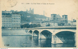 CPA Lyon-Le Pont Tilsitt Et Coteau De Fourvière-Timbre    L1297 - Autres & Non Classés