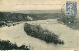 CPA Rolleboise-la Seine Et Le Barrage De Méricourt Vus De La Colline-Timbre      L2134 - Andere & Zonder Classificatie