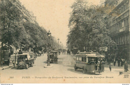 CPA Paris-Perspective Du Boulevard Montmartre Vue Prise Du Carrefour Drouot-3868     L2121 - Other & Unclassified