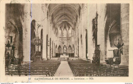 CPA Cathédrale De Mende-Intérieur-57-Timbre       L2133 - Mende