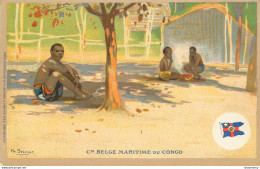 CPA Compagnie Belge  Maritime Du Congo      L1919 - Autres & Non Classés