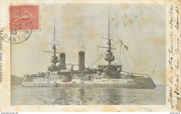 CPA Le Cuirassé Russe Césarewitch-Timbre      L1920 - Warships