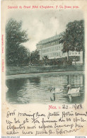 CPA Nice-Souvenir Du Grand Hôtel D'Angleterre-Timbre     L2453 - Cafés, Hoteles, Restaurantes