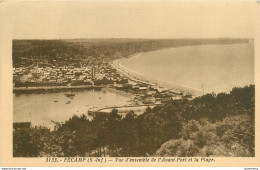 CPA Fécamp-Vue D'ensemble De L'avant Port Et La Plage     L1157 - Fécamp