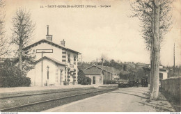 CPA Saint Romain De Popey-La Gare-22     L2454 - Otros & Sin Clasificación