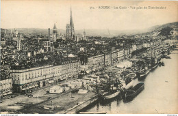 CPA Rouen-Les Quais-Vue Prise Du Transbordeur    L1159 - Rouen