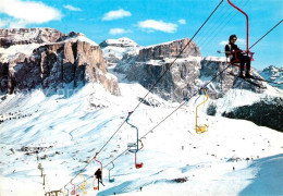 73286665 Passo Sella Seilbahn Piz Boe Winter Passo Sella - Autres & Non Classés