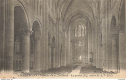 CPA Le Mans-Intérieur De La Cathédrale-La Grande Nef-147      L2401 - Le Mans