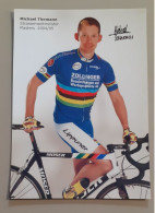 Autographe Michael Themann Champion Du Monde 2004/2005 Format A5 - Ciclismo