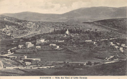 Israel - NAZARETH - With The View Of Little Hermon - Publ. M. Meguerditchian  - Israël