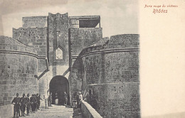 Greece - RHODES - Red Door Of The Castle - Publ. Unknown  - Griechenland