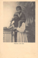 EGYPT - Arab Woman And Her Child - Publ. Unknown - Personen