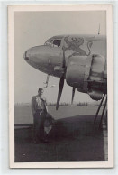 Eritrea - ASMARA - Douglas DC-3 On The Airport - PHOTOGRAPH Postcard Size Year 1949 - Publ. Unknown  - Eritrea