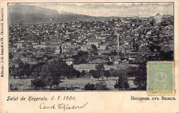 Macedonia - VELES Keuprulu - Bird's Eye View - Publ. J.-H. Panzoff & Th. Christoff - Noord-Macedonië