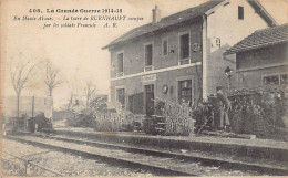 Burnhaupt - La Gare Occupée Par Les Soldats Français - 1ère Guerre Mondiale - Autres & Non Classés