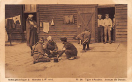 Algérie - Armée D'Afrique - Tirailleurs Prisonniers Dans Le Camp De Münster I. W. En 1916 - Joeurs De Dames - Gefangenen - Other & Unclassified