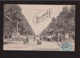 CPA - 42 - St-Etienne - Cours Fauriel - Animée - Circulée En 1904 - Saint Etienne